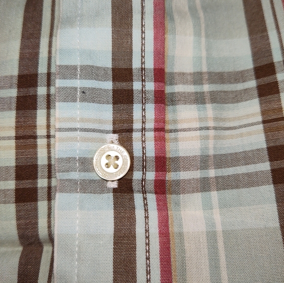 Ben Sherman Short Sleeve Plaid Button Down - Picture 7 of 15